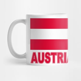 The Pride of Austria - Austrian Flag Design Mug